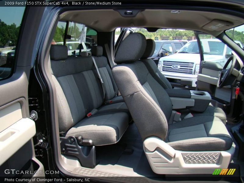 Black / Stone/Medium Stone 2009 Ford F150 STX SuperCab 4x4