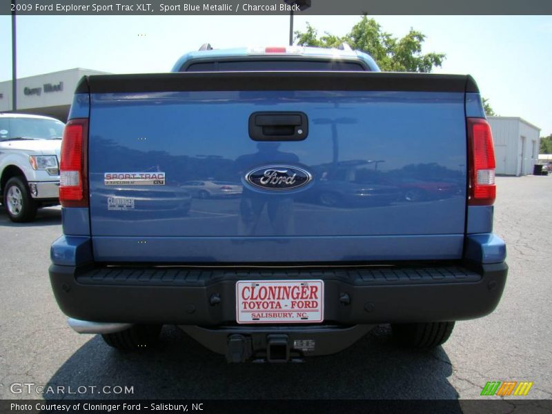 Sport Blue Metallic / Charcoal Black 2009 Ford Explorer Sport Trac XLT
