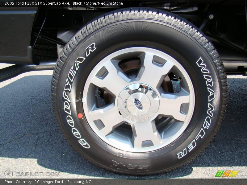 Black / Stone/Medium Stone 2009 Ford F150 STX SuperCab 4x4