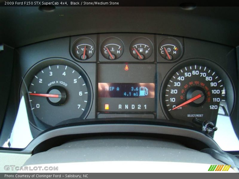Black / Stone/Medium Stone 2009 Ford F150 STX SuperCab 4x4