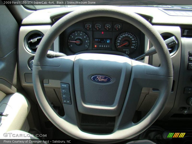 Black / Stone/Medium Stone 2009 Ford F150 STX SuperCab 4x4