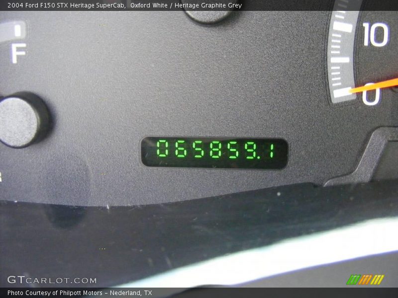 Oxford White / Heritage Graphite Grey 2004 Ford F150 STX Heritage SuperCab