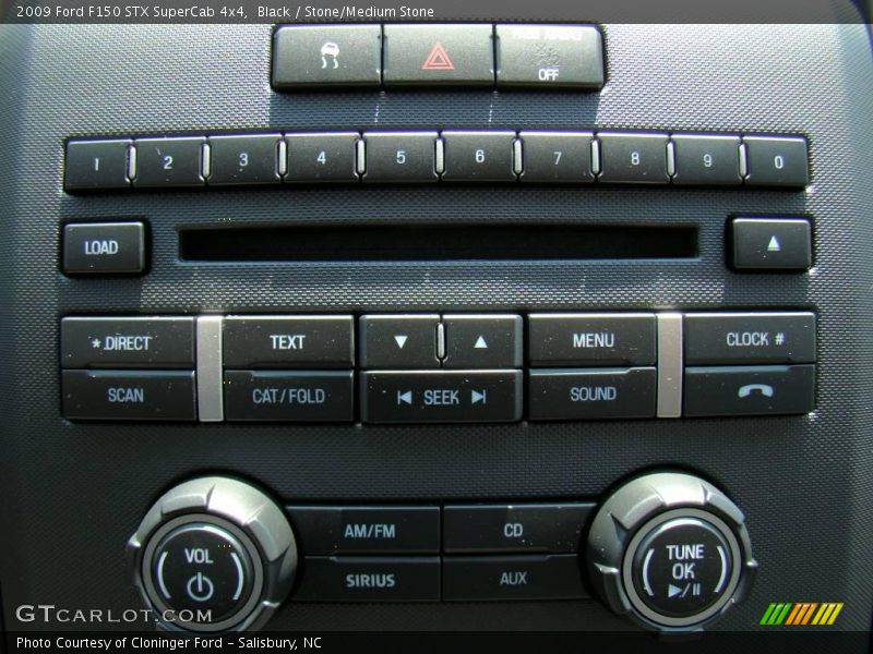 Black / Stone/Medium Stone 2009 Ford F150 STX SuperCab 4x4