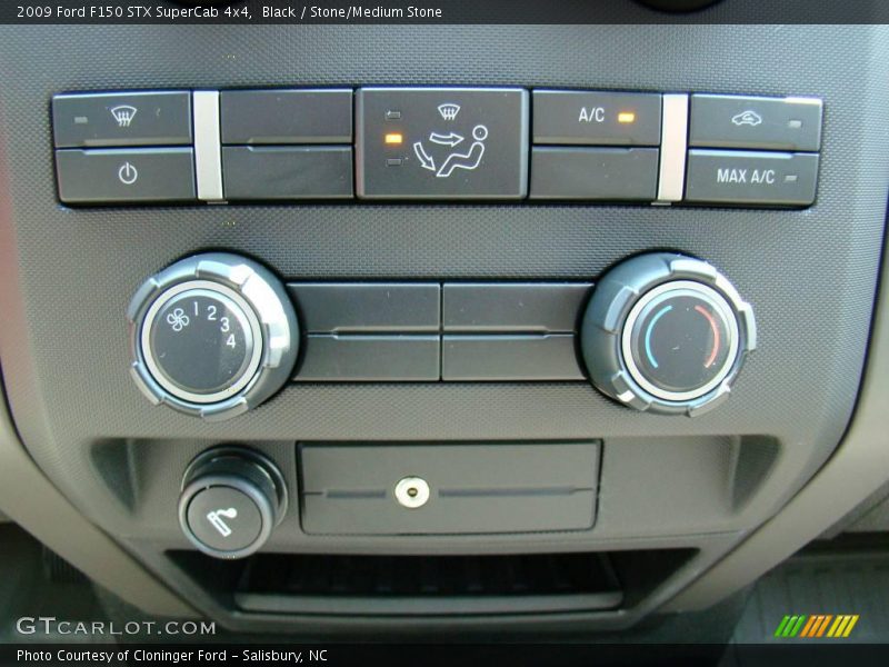 Black / Stone/Medium Stone 2009 Ford F150 STX SuperCab 4x4