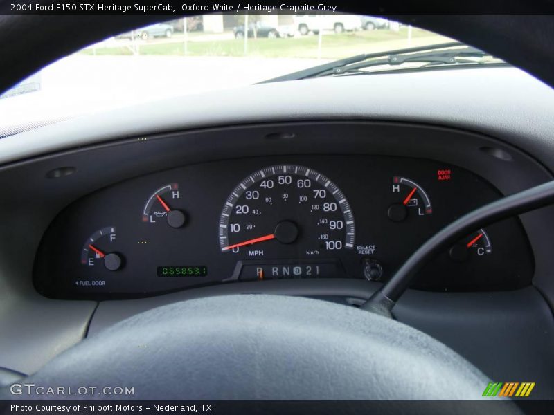 Oxford White / Heritage Graphite Grey 2004 Ford F150 STX Heritage SuperCab