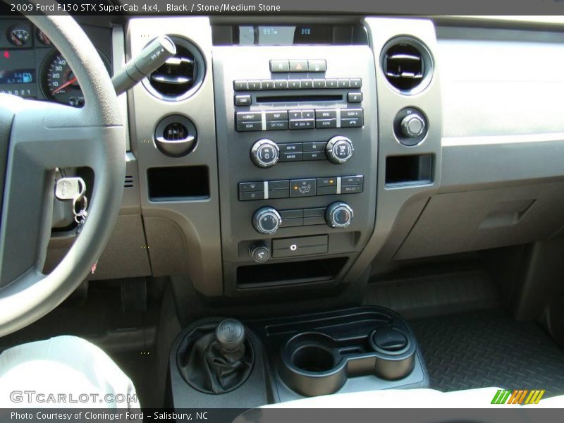 Black / Stone/Medium Stone 2009 Ford F150 STX SuperCab 4x4