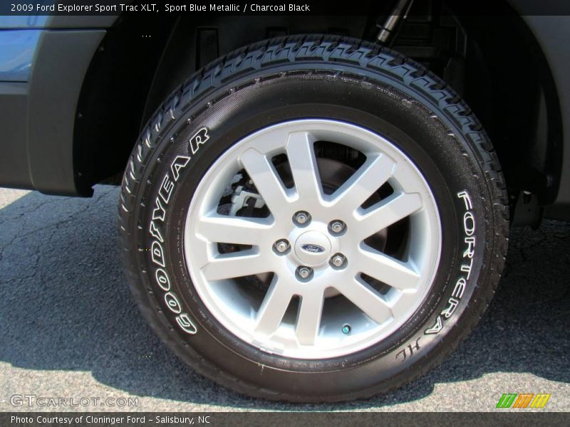 Sport Blue Metallic / Charcoal Black 2009 Ford Explorer Sport Trac XLT
