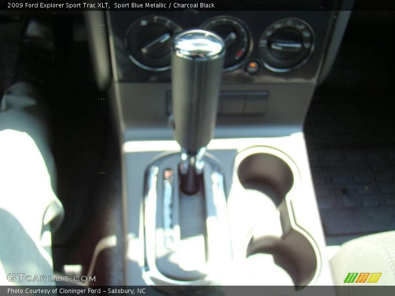 Sport Blue Metallic / Charcoal Black 2009 Ford Explorer Sport Trac XLT