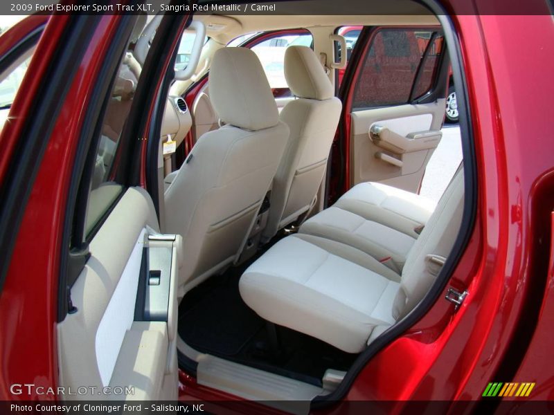 Sangria Red Metallic / Camel 2009 Ford Explorer Sport Trac XLT