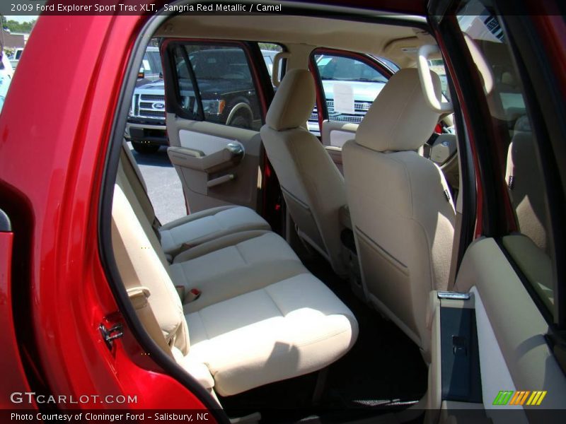 Sangria Red Metallic / Camel 2009 Ford Explorer Sport Trac XLT