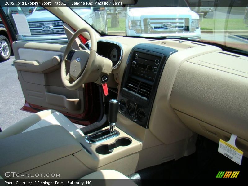 Sangria Red Metallic / Camel 2009 Ford Explorer Sport Trac XLT