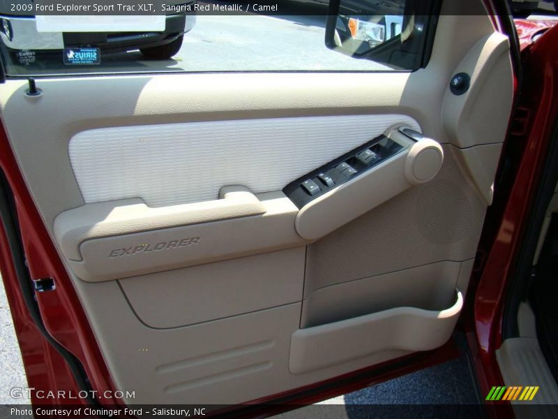 Sangria Red Metallic / Camel 2009 Ford Explorer Sport Trac XLT