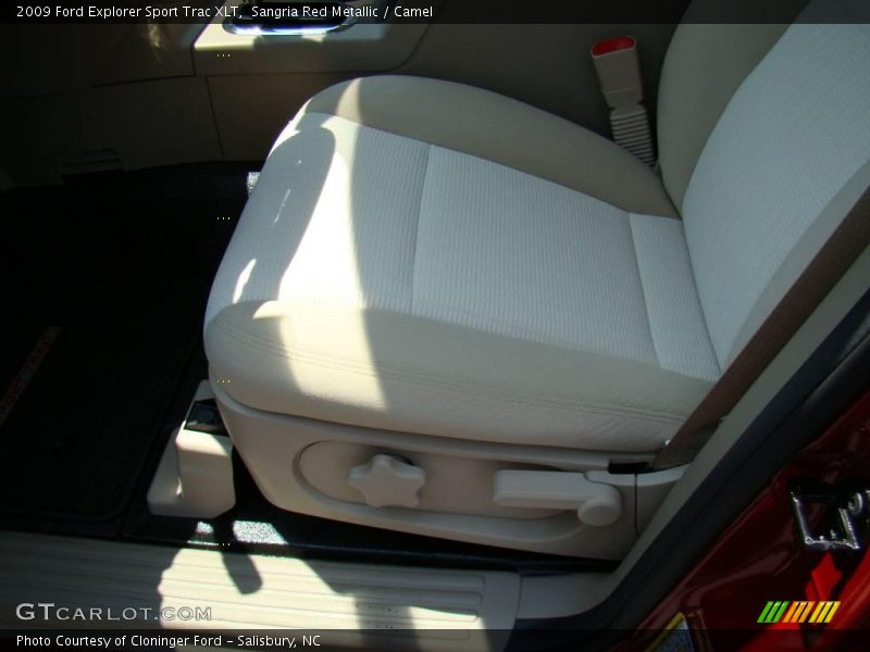 Sangria Red Metallic / Camel 2009 Ford Explorer Sport Trac XLT