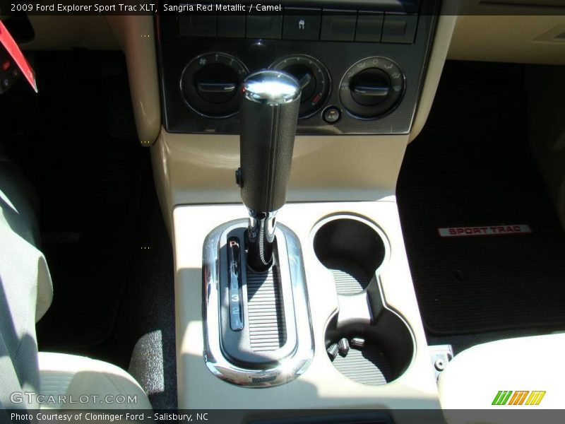 Sangria Red Metallic / Camel 2009 Ford Explorer Sport Trac XLT