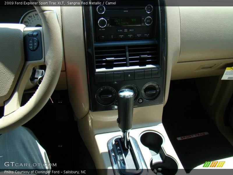 Sangria Red Metallic / Camel 2009 Ford Explorer Sport Trac XLT