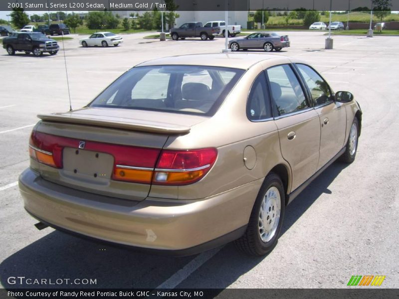 Medium Gold / Tan 2001 Saturn L Series L200 Sedan