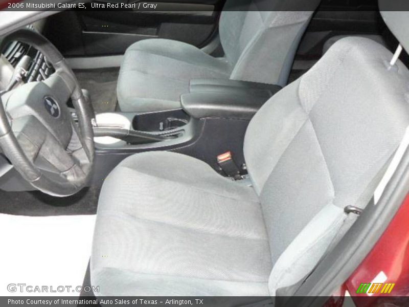 Ultra Red Pearl / Gray 2006 Mitsubishi Galant ES