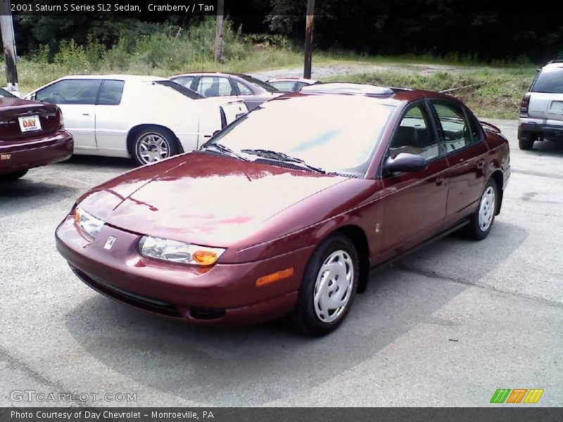 Cranberry / Tan 2001 Saturn S Series SL2 Sedan