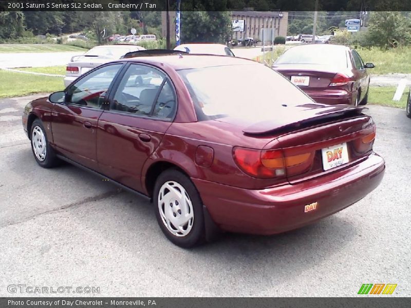 Cranberry / Tan 2001 Saturn S Series SL2 Sedan