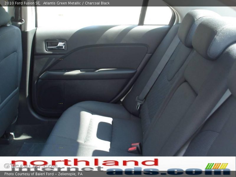 Atlantis Green Metallic / Charcoal Black 2010 Ford Fusion SE