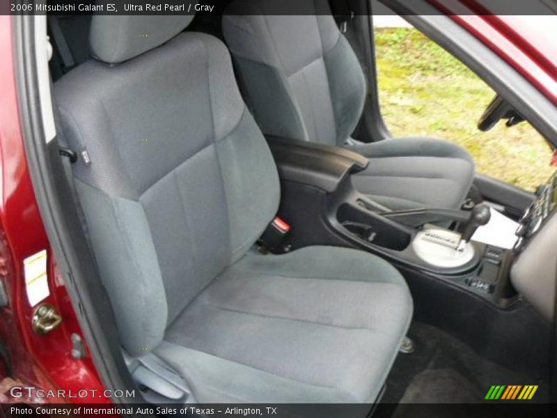Ultra Red Pearl / Gray 2006 Mitsubishi Galant ES