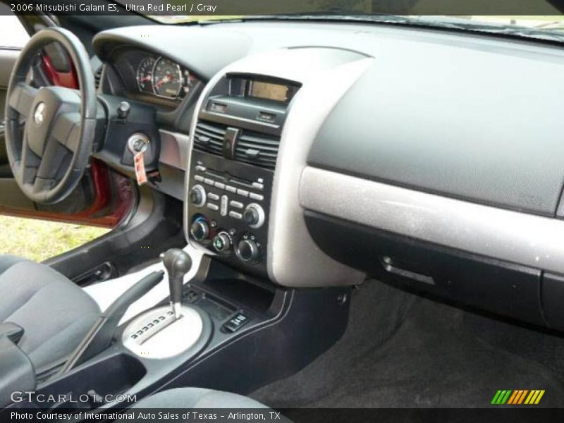 Ultra Red Pearl / Gray 2006 Mitsubishi Galant ES