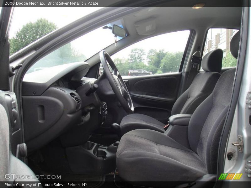 Bright Silver Metallic / Agate 2000 Dodge Neon ES