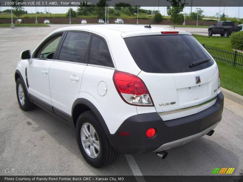 Polar White / Tan 2008 Saturn VUE XE 3.5 AWD