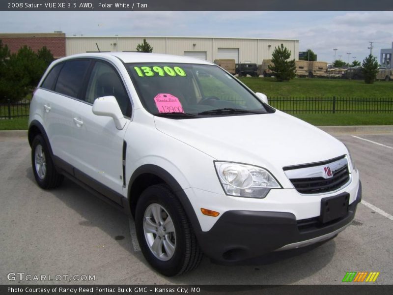 Polar White / Tan 2008 Saturn VUE XE 3.5 AWD