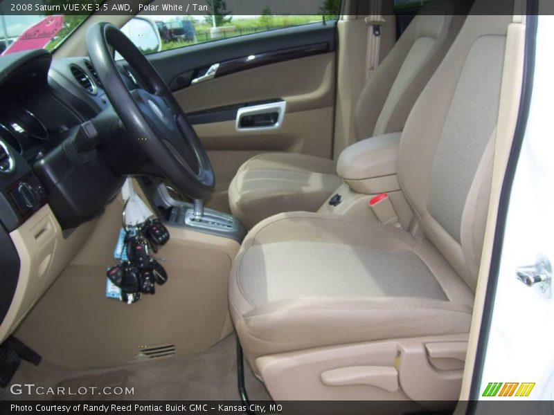 Polar White / Tan 2008 Saturn VUE XE 3.5 AWD