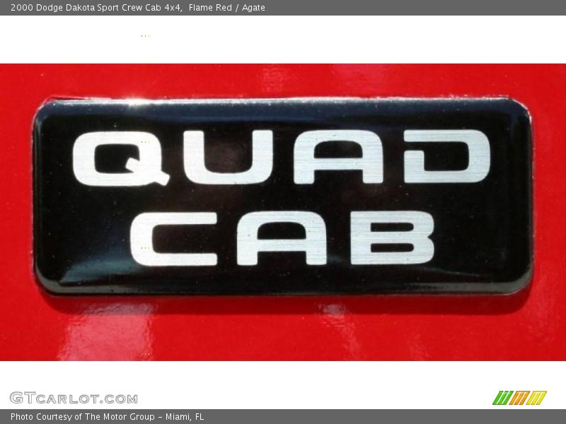 Flame Red / Agate 2000 Dodge Dakota Sport Crew Cab 4x4