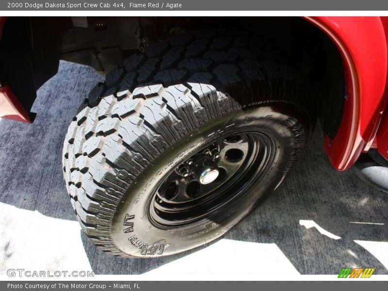 Flame Red / Agate 2000 Dodge Dakota Sport Crew Cab 4x4
