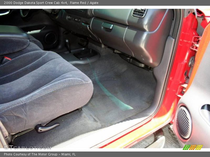 Flame Red / Agate 2000 Dodge Dakota Sport Crew Cab 4x4