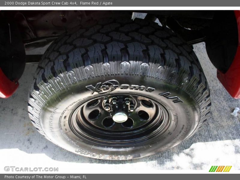 Flame Red / Agate 2000 Dodge Dakota Sport Crew Cab 4x4