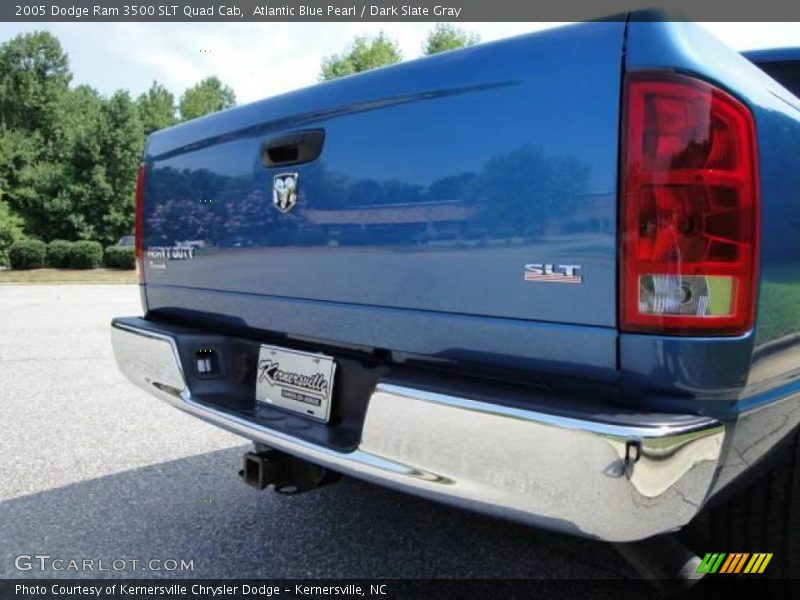 Atlantic Blue Pearl / Dark Slate Gray 2005 Dodge Ram 3500 SLT Quad Cab