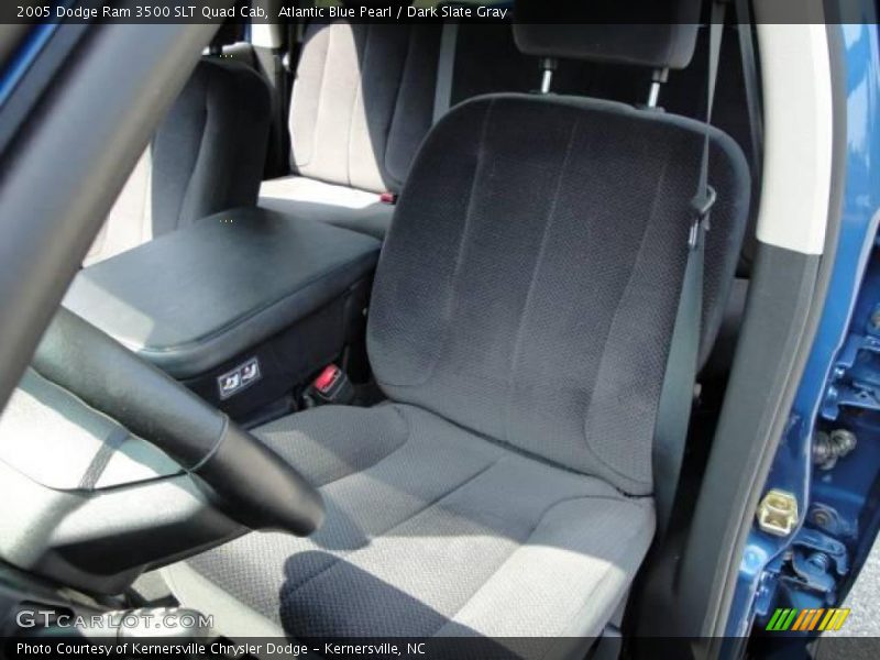 Atlantic Blue Pearl / Dark Slate Gray 2005 Dodge Ram 3500 SLT Quad Cab