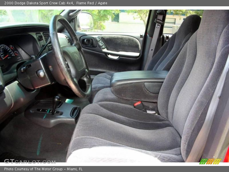Flame Red / Agate 2000 Dodge Dakota Sport Crew Cab 4x4