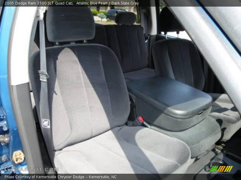 Atlantic Blue Pearl / Dark Slate Gray 2005 Dodge Ram 3500 SLT Quad Cab