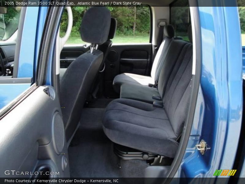 Atlantic Blue Pearl / Dark Slate Gray 2005 Dodge Ram 3500 SLT Quad Cab