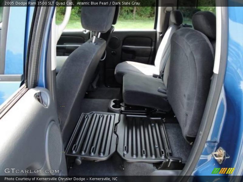 Atlantic Blue Pearl / Dark Slate Gray 2005 Dodge Ram 3500 SLT Quad Cab