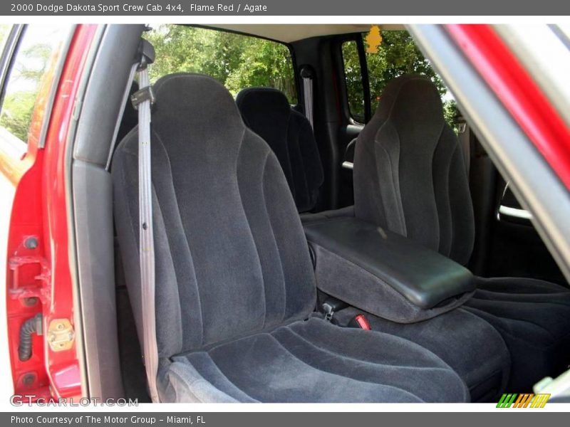 Flame Red / Agate 2000 Dodge Dakota Sport Crew Cab 4x4