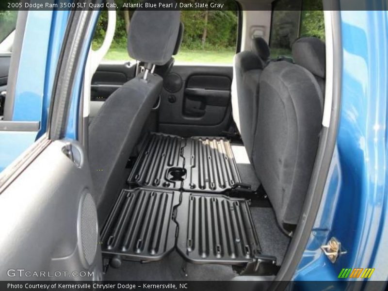 Atlantic Blue Pearl / Dark Slate Gray 2005 Dodge Ram 3500 SLT Quad Cab
