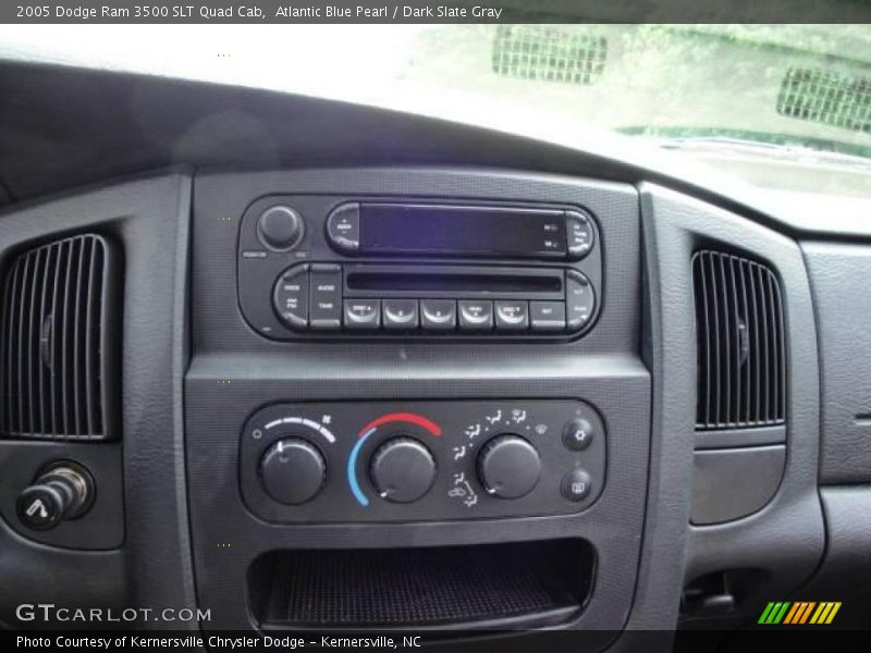Atlantic Blue Pearl / Dark Slate Gray 2005 Dodge Ram 3500 SLT Quad Cab