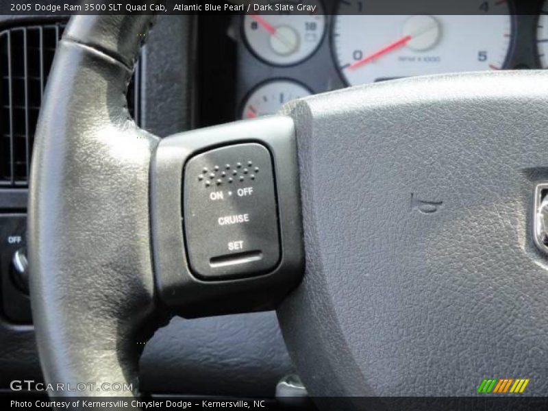 Atlantic Blue Pearl / Dark Slate Gray 2005 Dodge Ram 3500 SLT Quad Cab