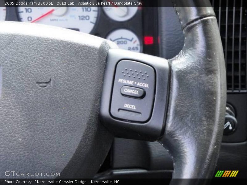 Atlantic Blue Pearl / Dark Slate Gray 2005 Dodge Ram 3500 SLT Quad Cab