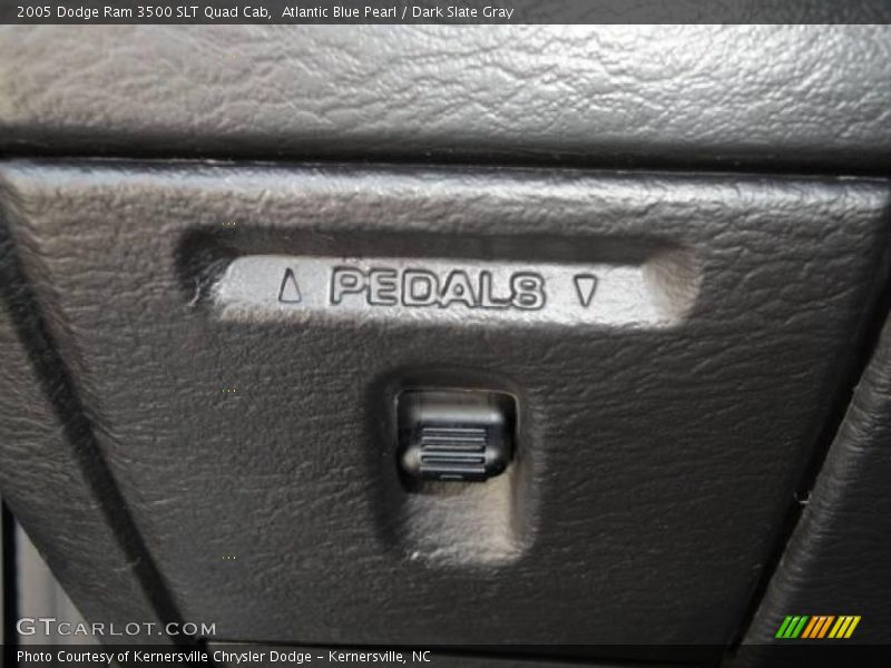 Atlantic Blue Pearl / Dark Slate Gray 2005 Dodge Ram 3500 SLT Quad Cab