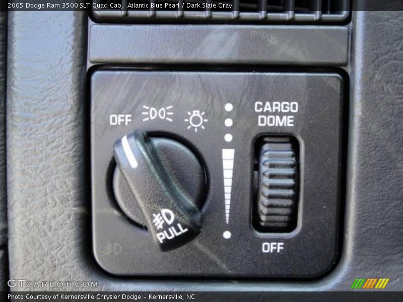 Atlantic Blue Pearl / Dark Slate Gray 2005 Dodge Ram 3500 SLT Quad Cab
