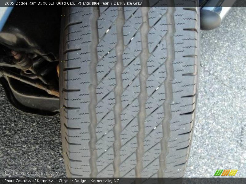 Atlantic Blue Pearl / Dark Slate Gray 2005 Dodge Ram 3500 SLT Quad Cab