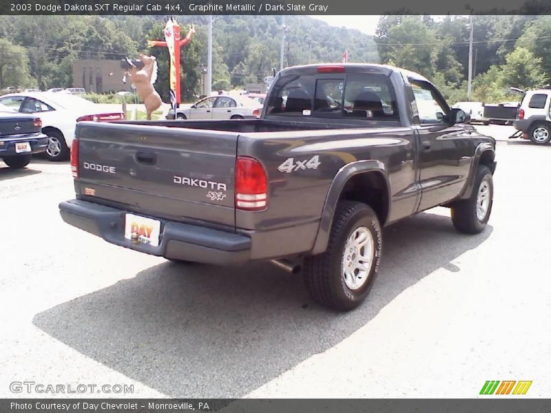 Graphite Metallic / Dark Slate Gray 2003 Dodge Dakota SXT Regular Cab 4x4