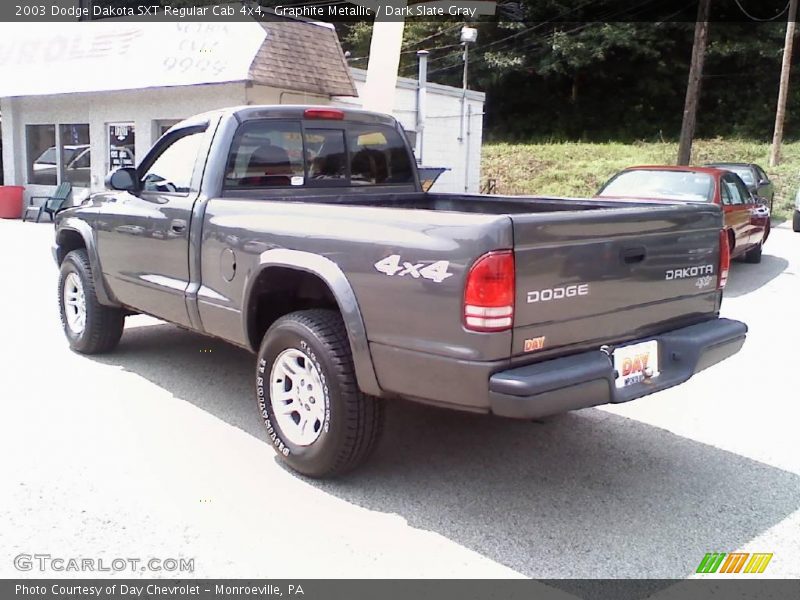 Graphite Metallic / Dark Slate Gray 2003 Dodge Dakota SXT Regular Cab 4x4